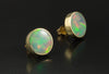 Ethiopian Opal Earrings in 18kt Gold