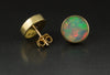 Ethiopian Opal Earrings in 18kt Gold