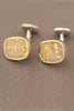 16 to 1 Gold in Quartz Cufflinks