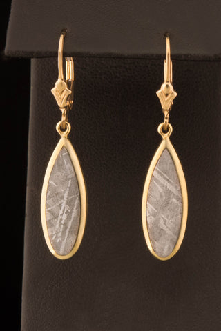 Gibeon Meteorite Drop Earrings Gibeon Meteorite Drop Earrings