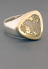 Texada Island Gold in Quartz Ring