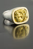 Natural Gold Nugget Signet Style Ring