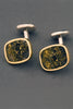 Campbell Red Lake Gold in Quartz Cufflinks