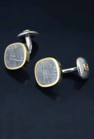 Gibeon Meteorite Cufflinks Gibeon Meteorite Cufflinks