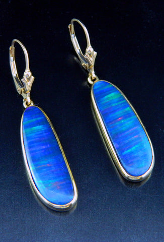 Opal & Gold Earrings Opal & Gold Earrings