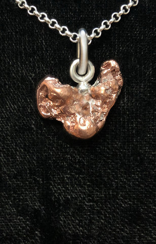 Copper Nugget Pendant