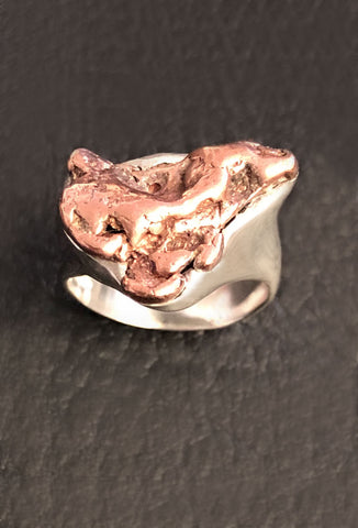 Natural Copper Nugget Ring Natural Copper Nugget Ring