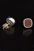 Dinosaur Bone and Sterling Silver Stud Earrings