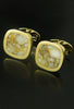 Gold in Quartz Cufflinks