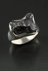 Sikhote-Alin Meteorite Ring in Sterling Silver
