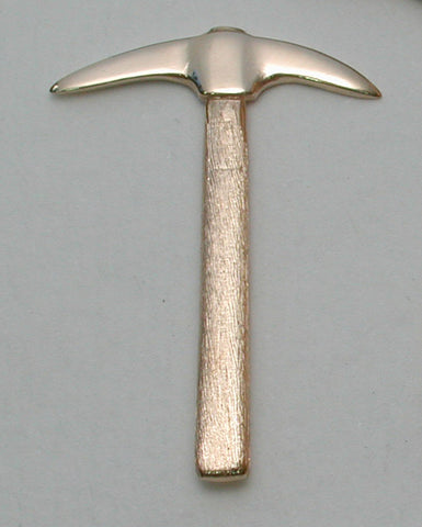 Pink Gold Miner Pick Lapel Pin Pink Gold Miner Pick Lapel Pin