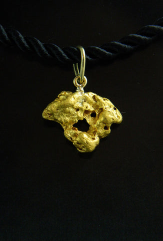 Natural Gold Nugget Pendant Natural Gold Nugget Pendant