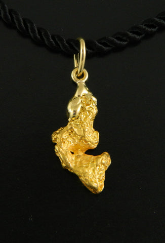 Gold Nugget Pendant