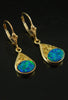 Opal Doublet Teardrop Pendant & Earrings Set