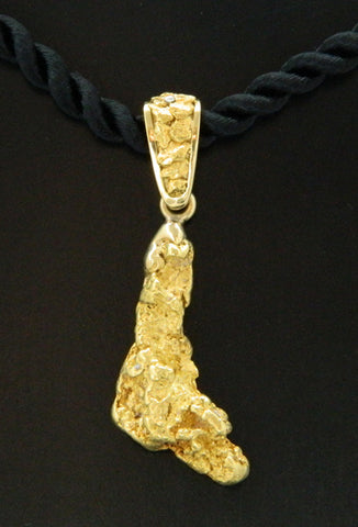 Natural Gold Nugget Pendant Natural Gold Nugget Pendant