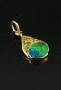 Opal Doublet Teardrop Pendant & Earrings Set
