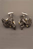 Dinosaur Bone and Sikhote-Alin Meteorite Cufflinks