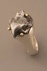 Sikhote-Alin Meteorite Ring in Sterling Silver and 18kt Gold