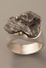 Large Sikhote-Alin Meteorite Ring in Sterling Silver and 18kt Gold