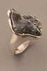 Large Sikhote-Alin Meteorite Ring in Sterling Silver and 18kt Gold