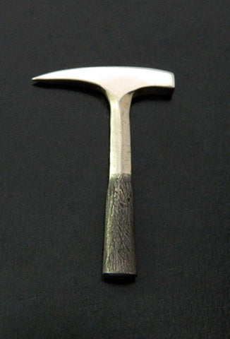 Sterling Silver Rock Hammer Lapel Pin Sterling Silver Rock Hammer Lapel Pin