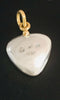 Natural Gold Nugget Triangle Pendant