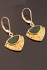 Maw Sit Sit and Gold Nugget Drop Earrings