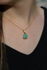 Opal and Natural Gold Nugget Pendant