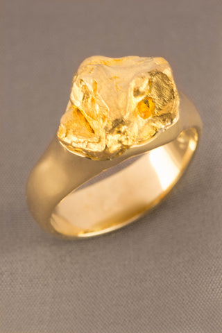 Rare Crytalline Gold Ring