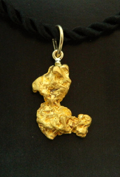 Natural Gold Nugget Pendant